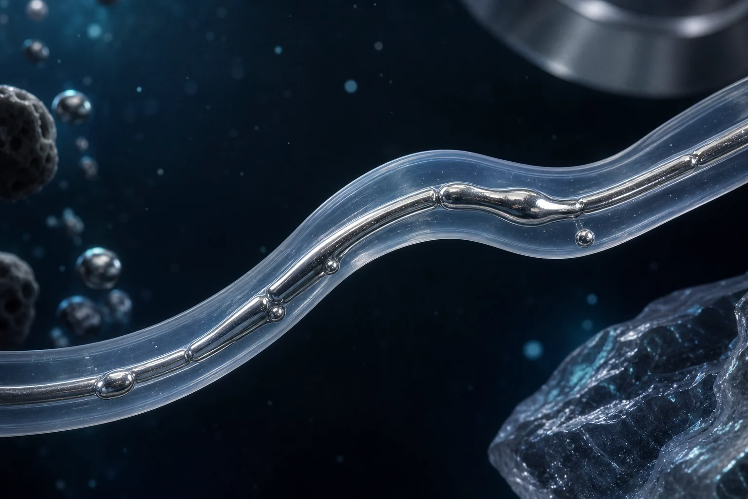Liquid-metal microchannel embedded in a flexible transparent interconnect